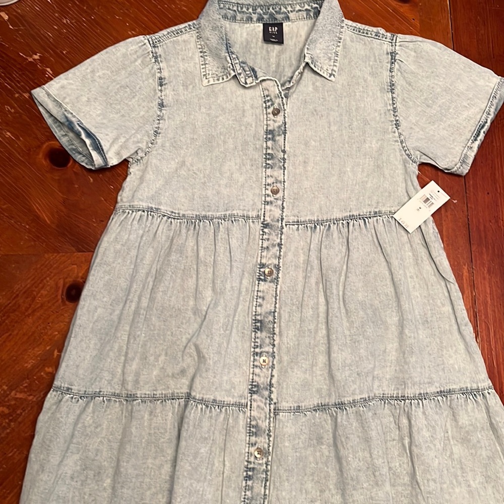 NWT Gap Kids Denim Tunic Dress size 8 Medium